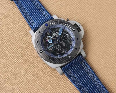 Panerai Submersible 47MM Steel 2555 Automatic Movement Black Watch